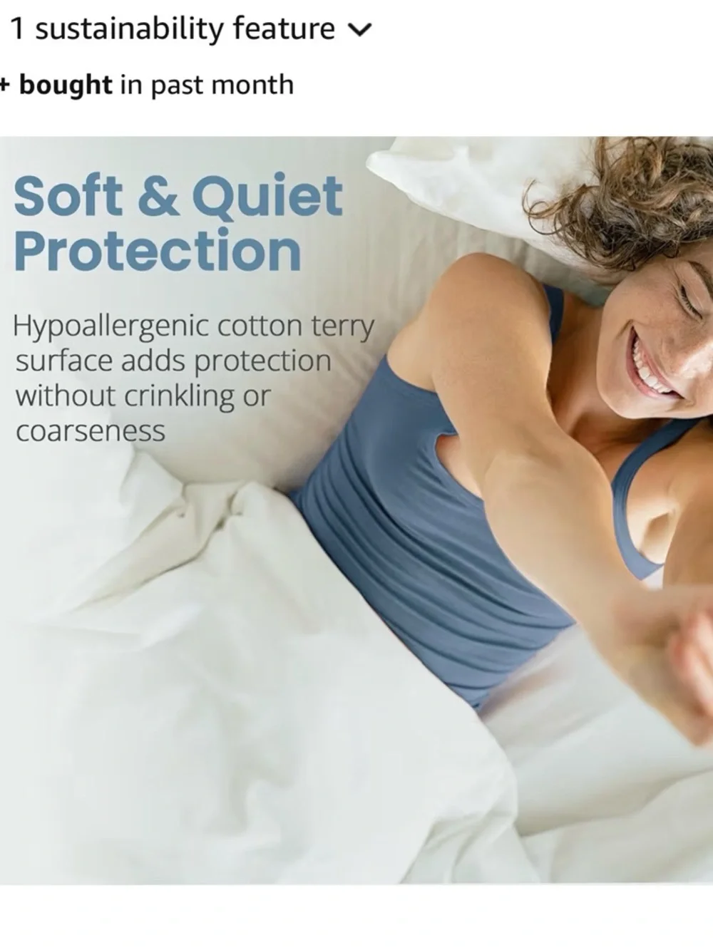 SafeRest Premium White Mattress Protector - Twin XL
